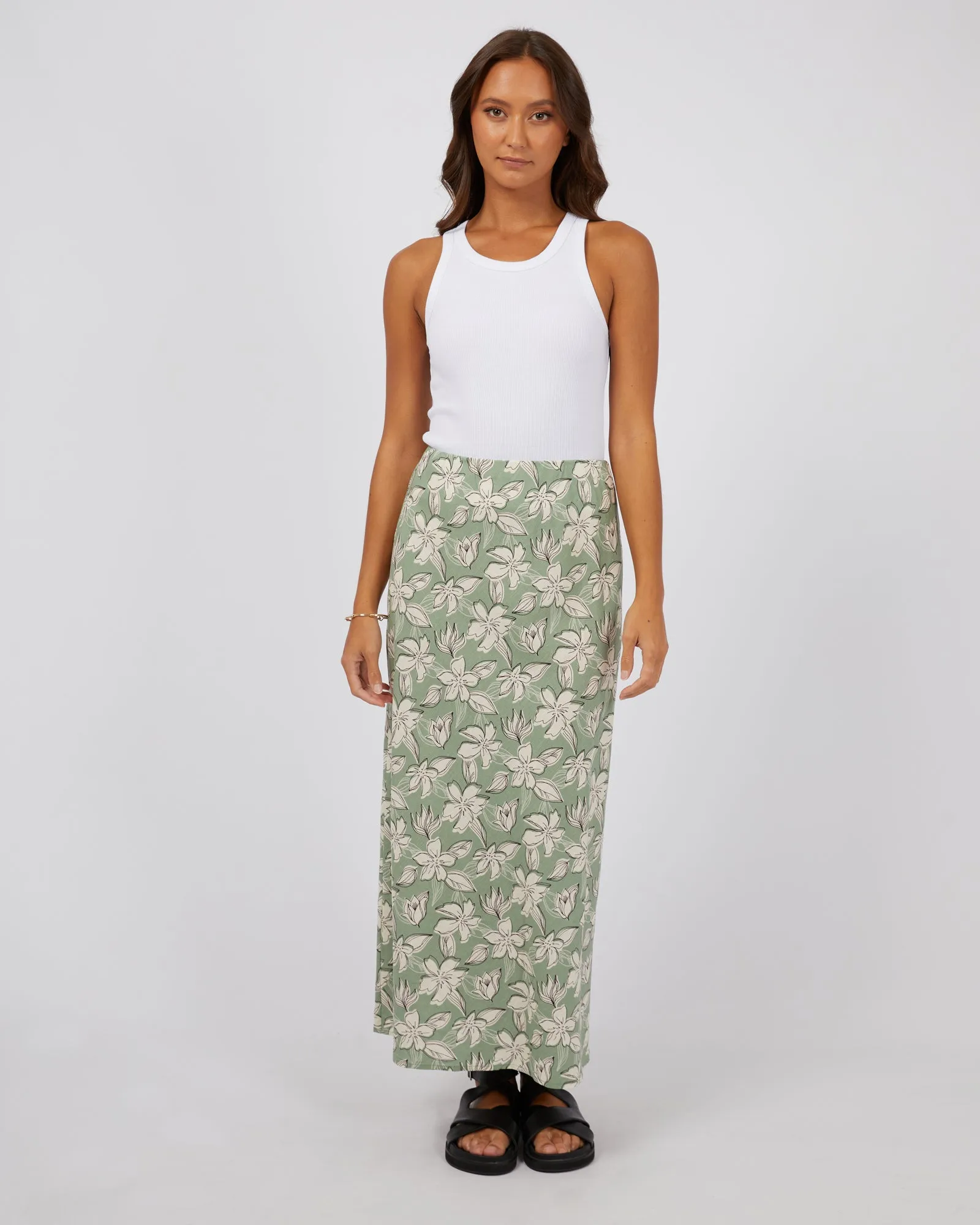 Eden Maxi Skirt Sage