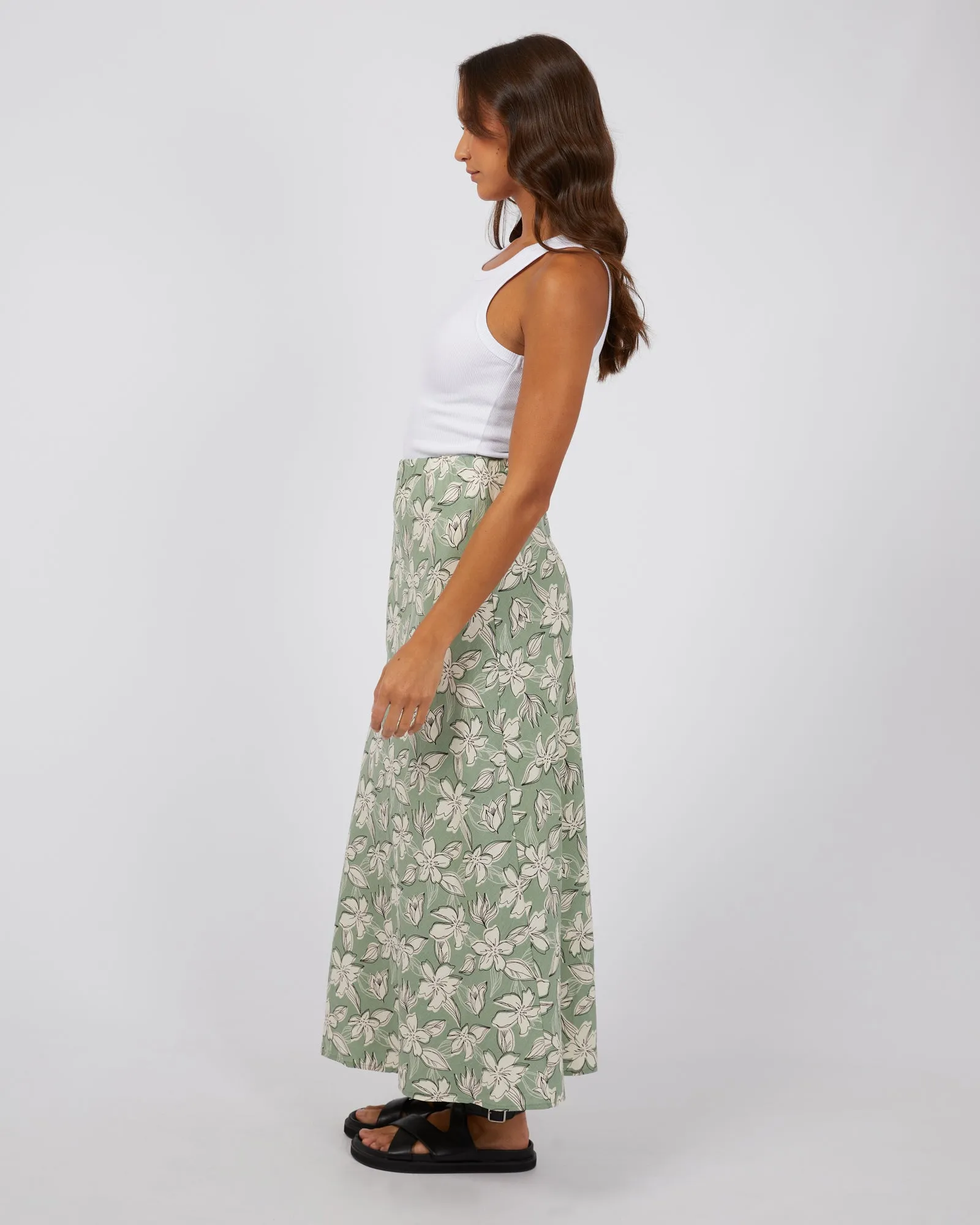Eden Maxi Skirt Sage