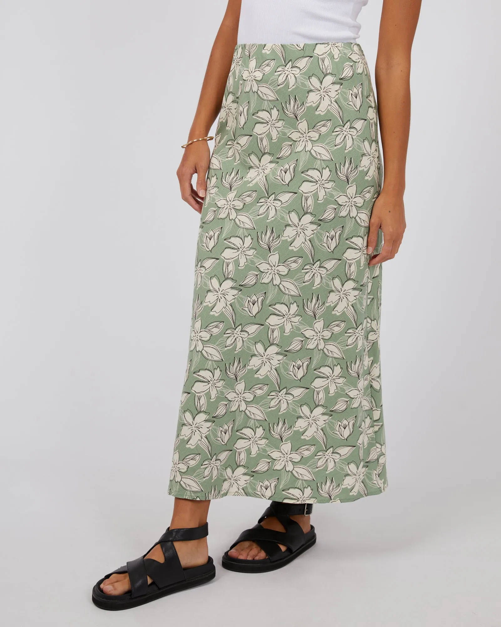 Eden Maxi Skirt Sage