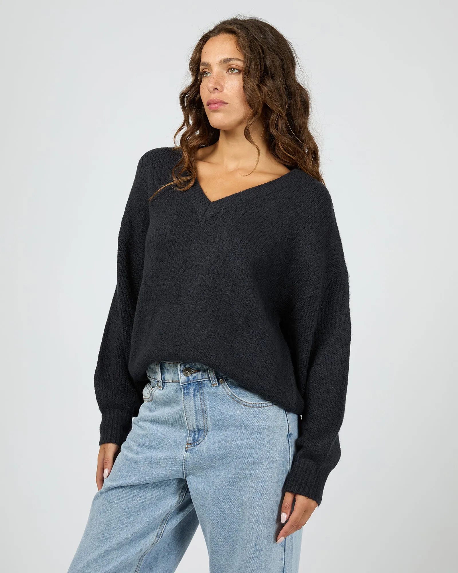 Elias Chunky Knit Jumper Navy