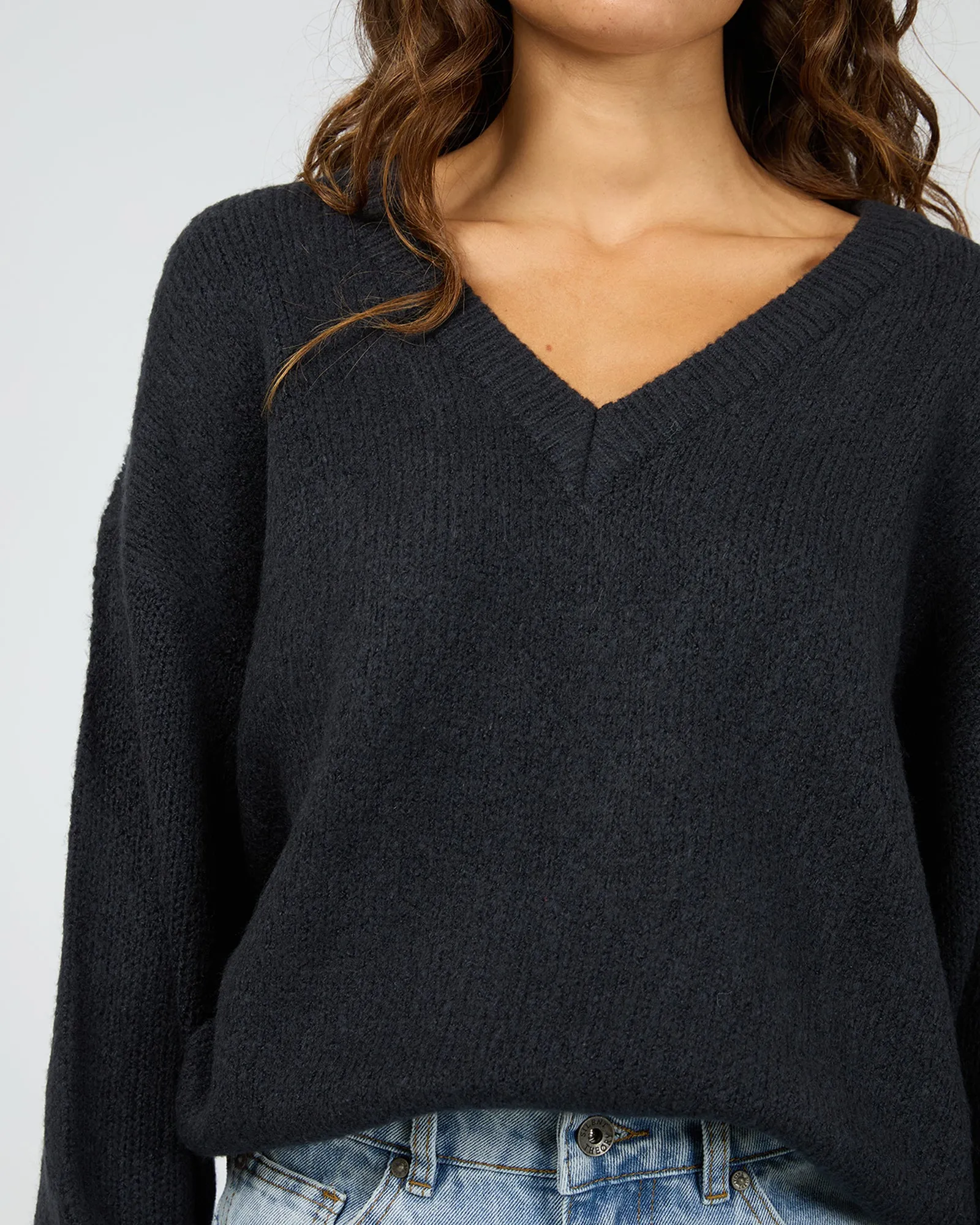 Elias Chunky Knit Jumper Navy