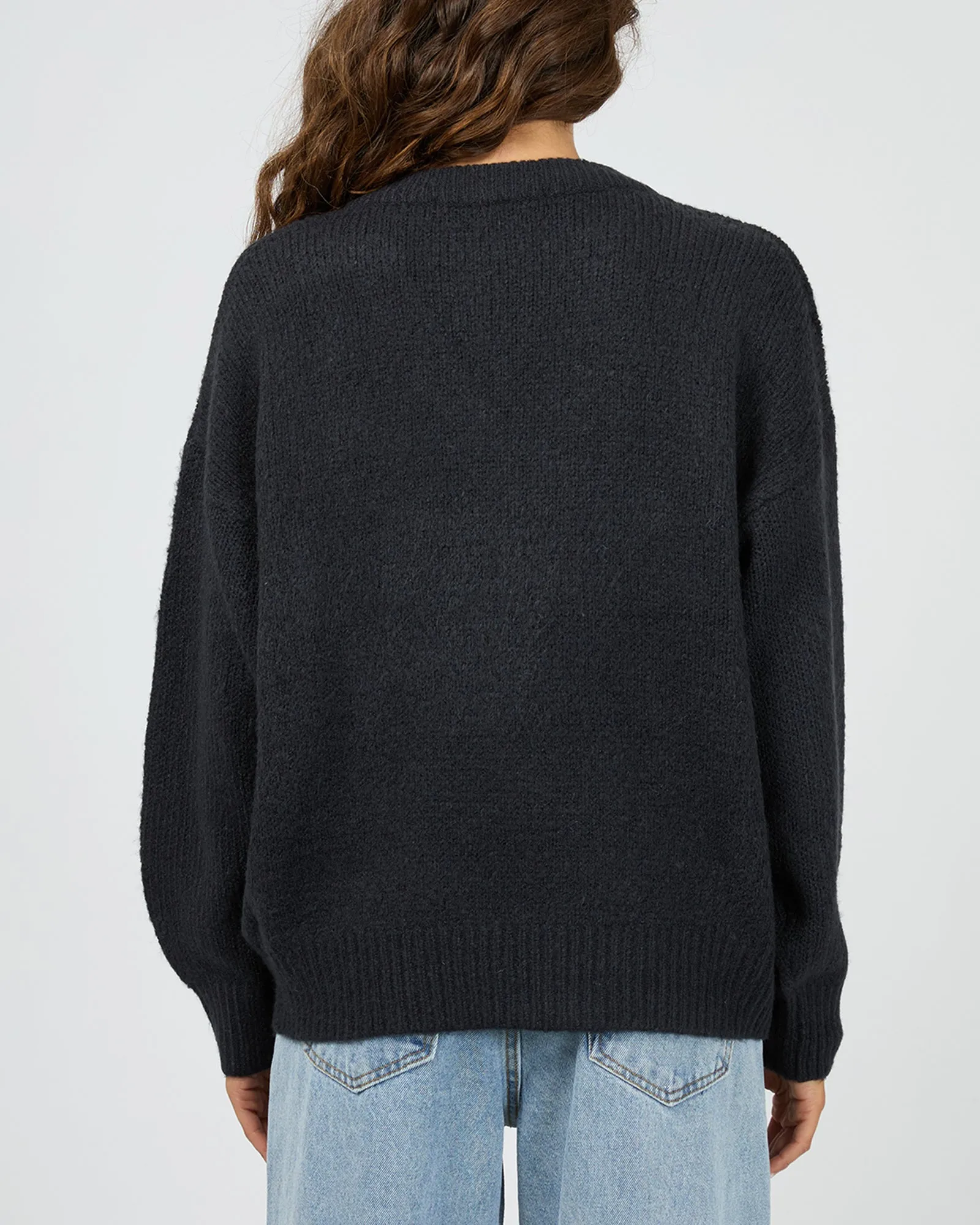 Elias Chunky Knit Jumper Navy
