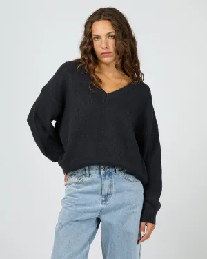 Elias Chunky Knit Jumper Navy