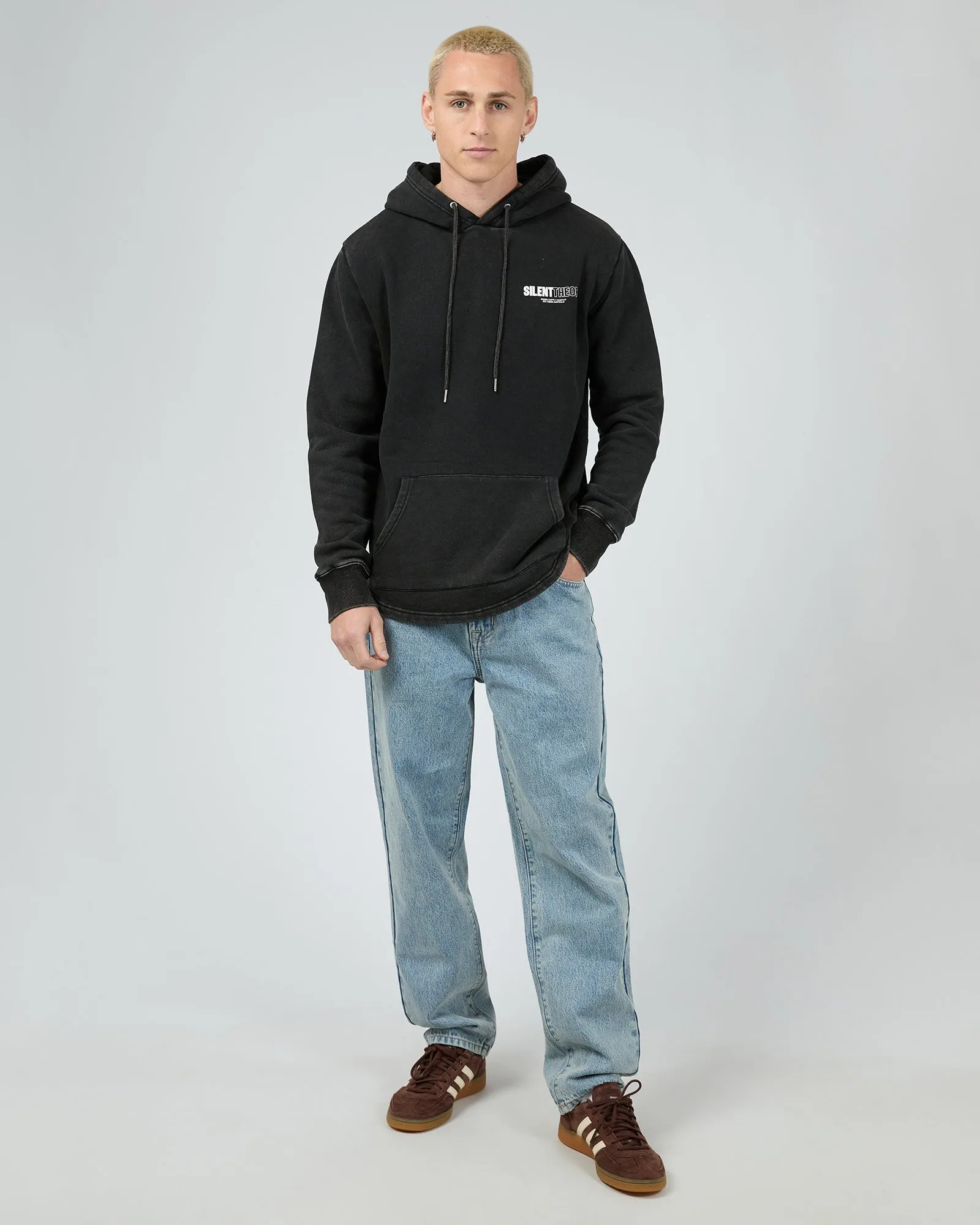 Elite Scoop Hoodie Washed Black
