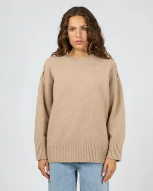 Elliot Knit Jumper Oatmeal