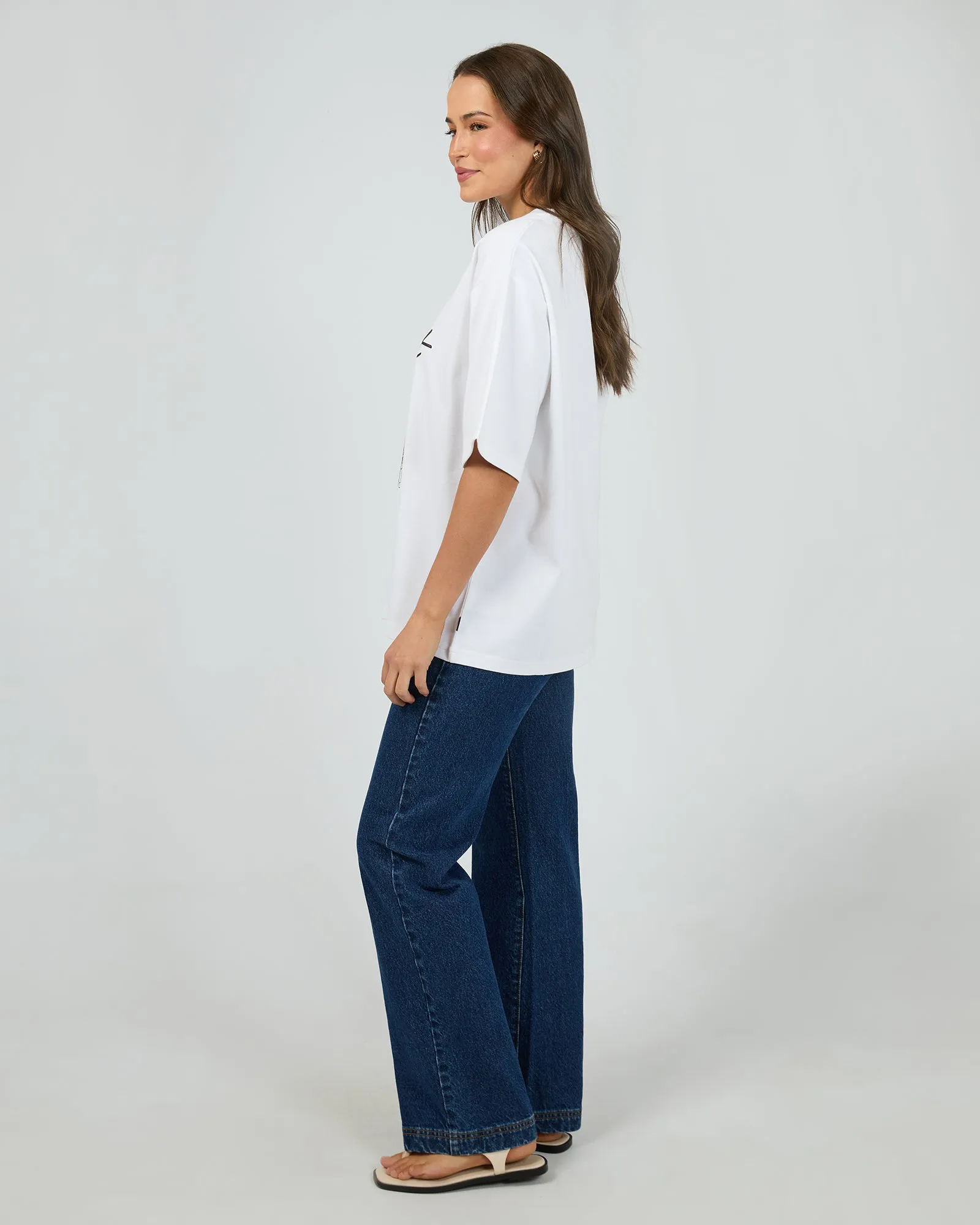 Emblem Tee White