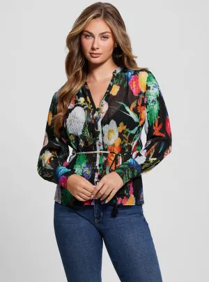 Garden Print Lisette Top Guess
