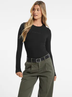 GUESS Jeans Black Bodysuit Top Guess