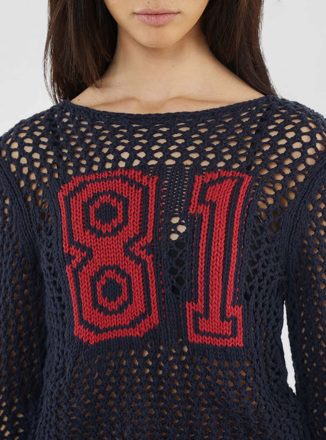 Guess Originals Black Crochet Top Guess