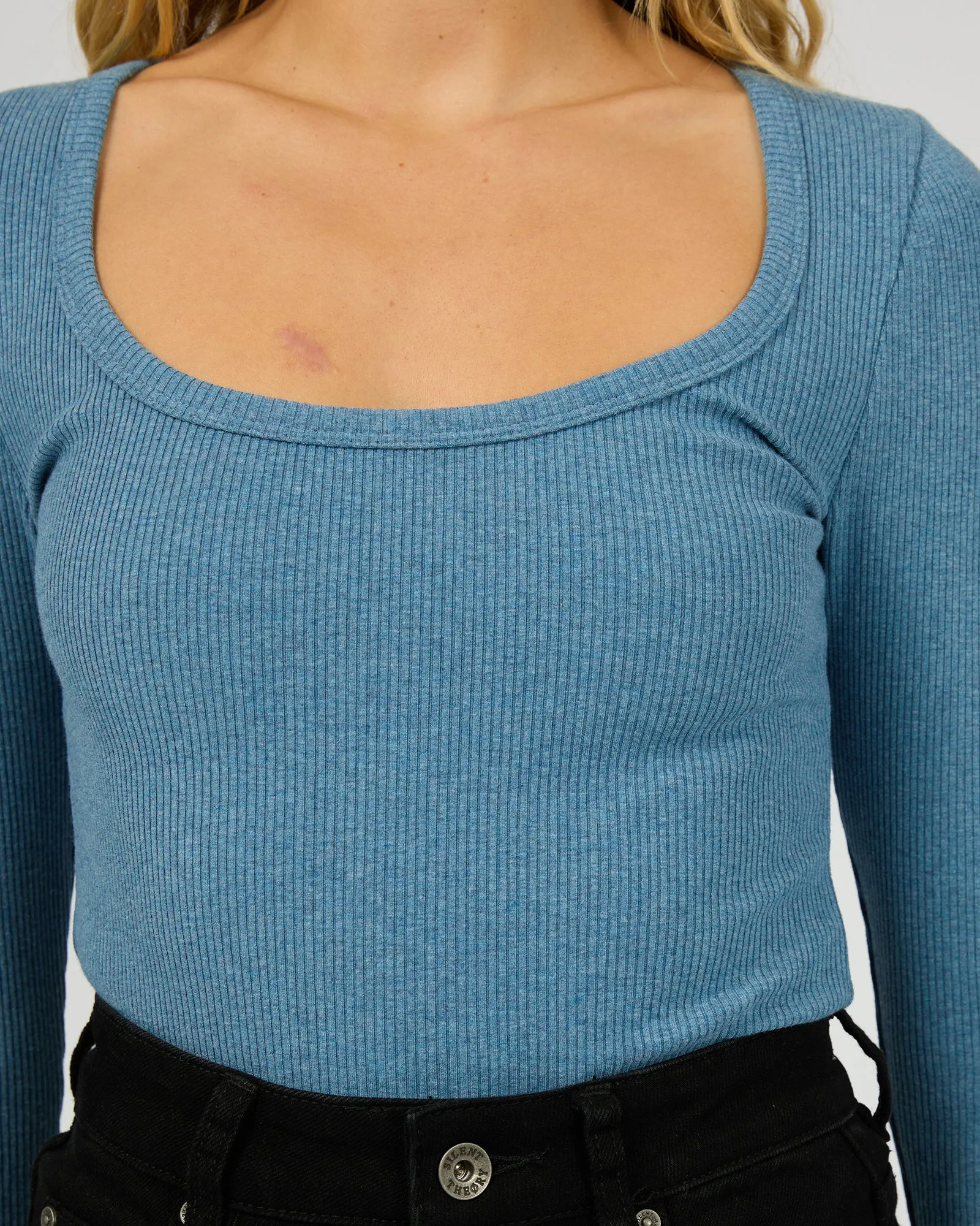 Hazel Long Sleeve Slate Marle