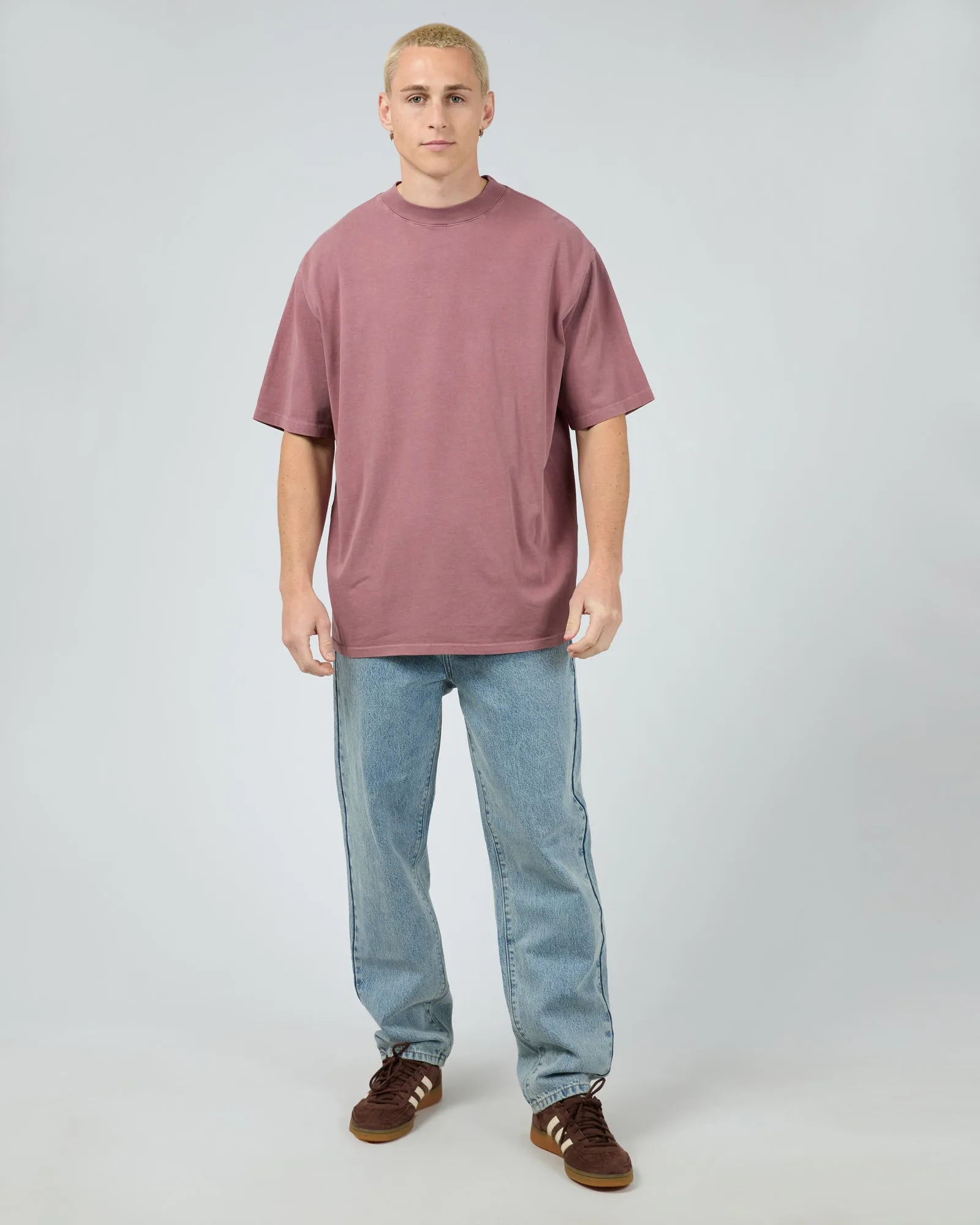 Heavy Weight Tee Plum