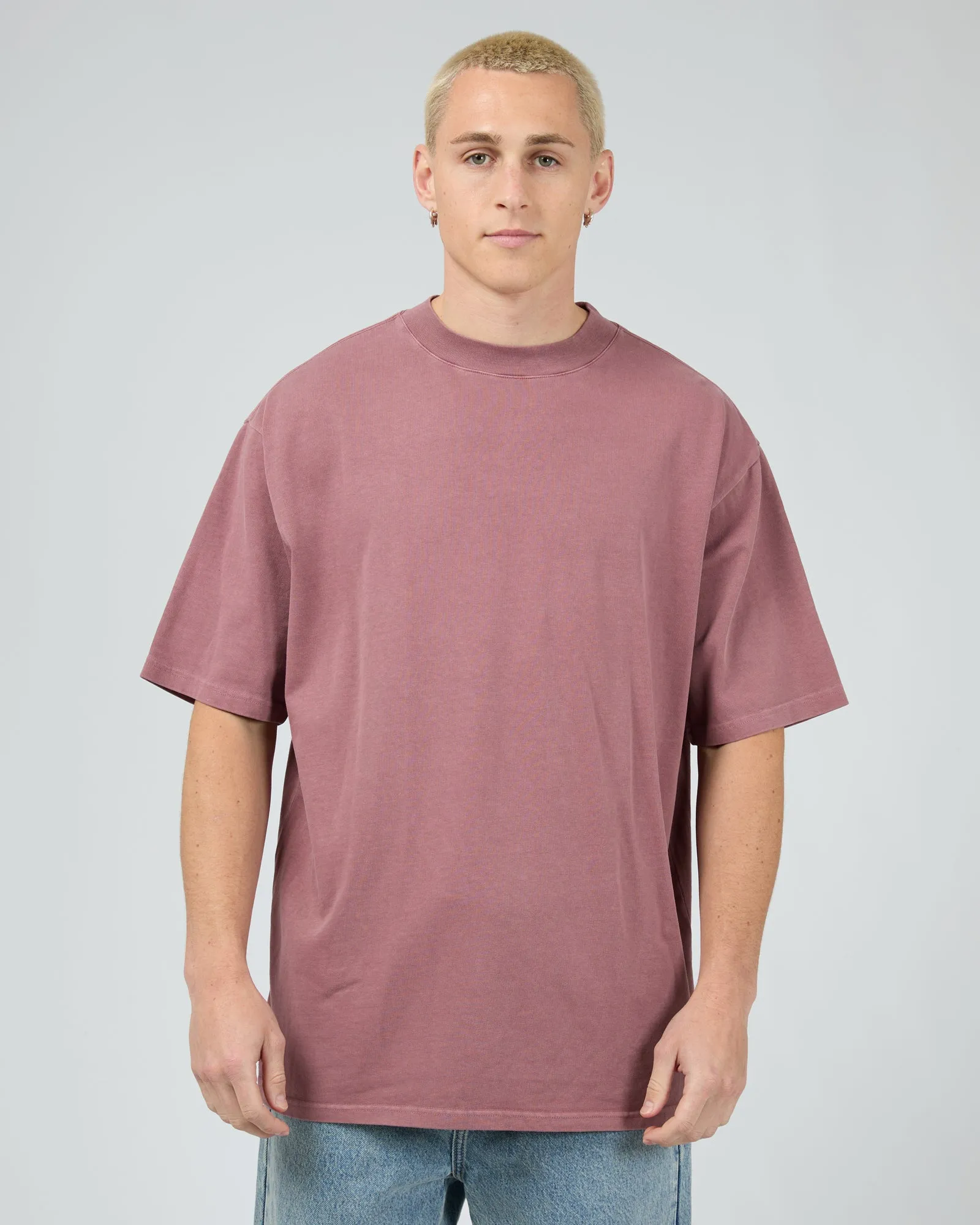 Heavy Weight Tee Plum