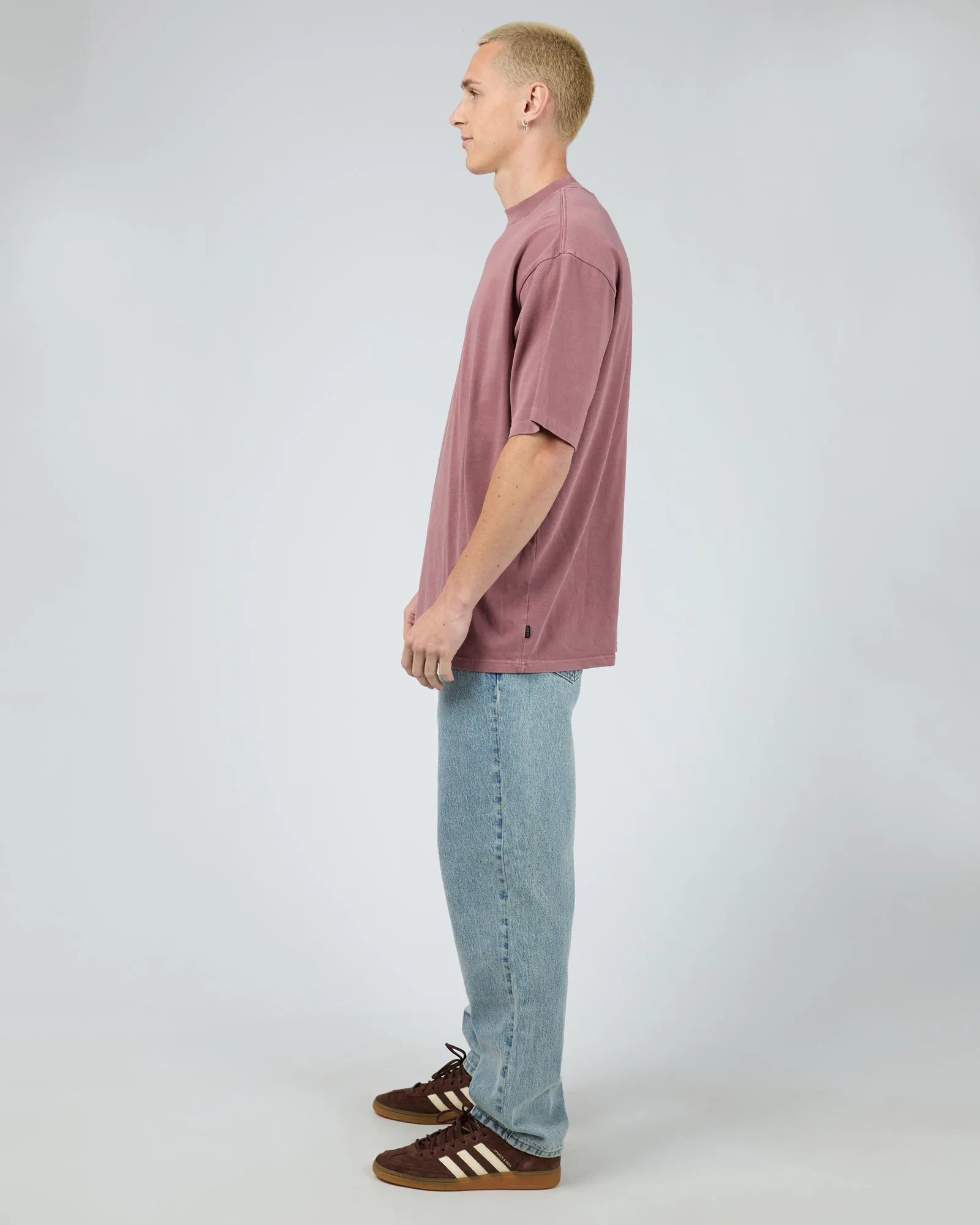 Heavy Weight Tee Plum