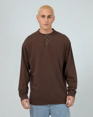 Henley Ls Top Chocolate