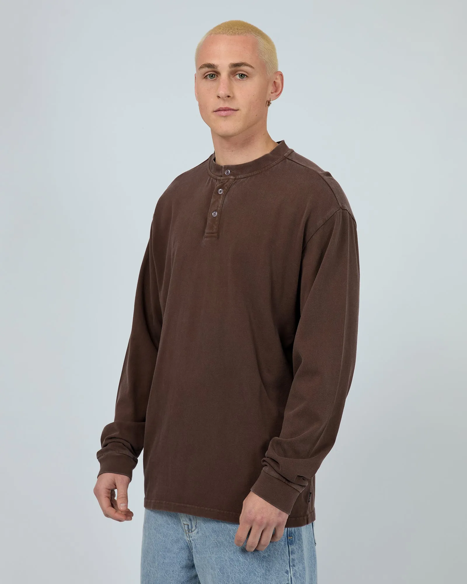 Henley Ls Top Chocolate