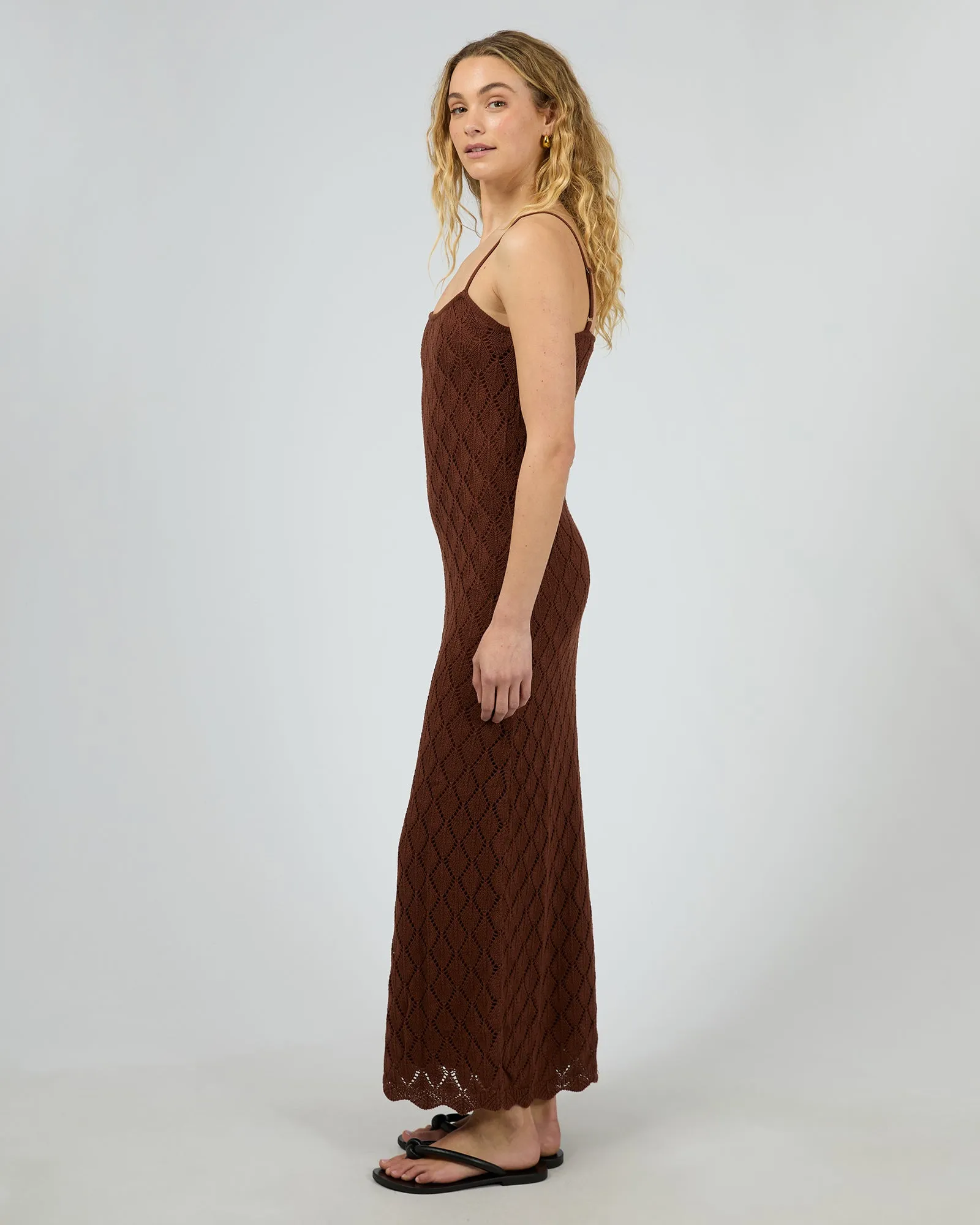 Hunter Maxi Dress Brown