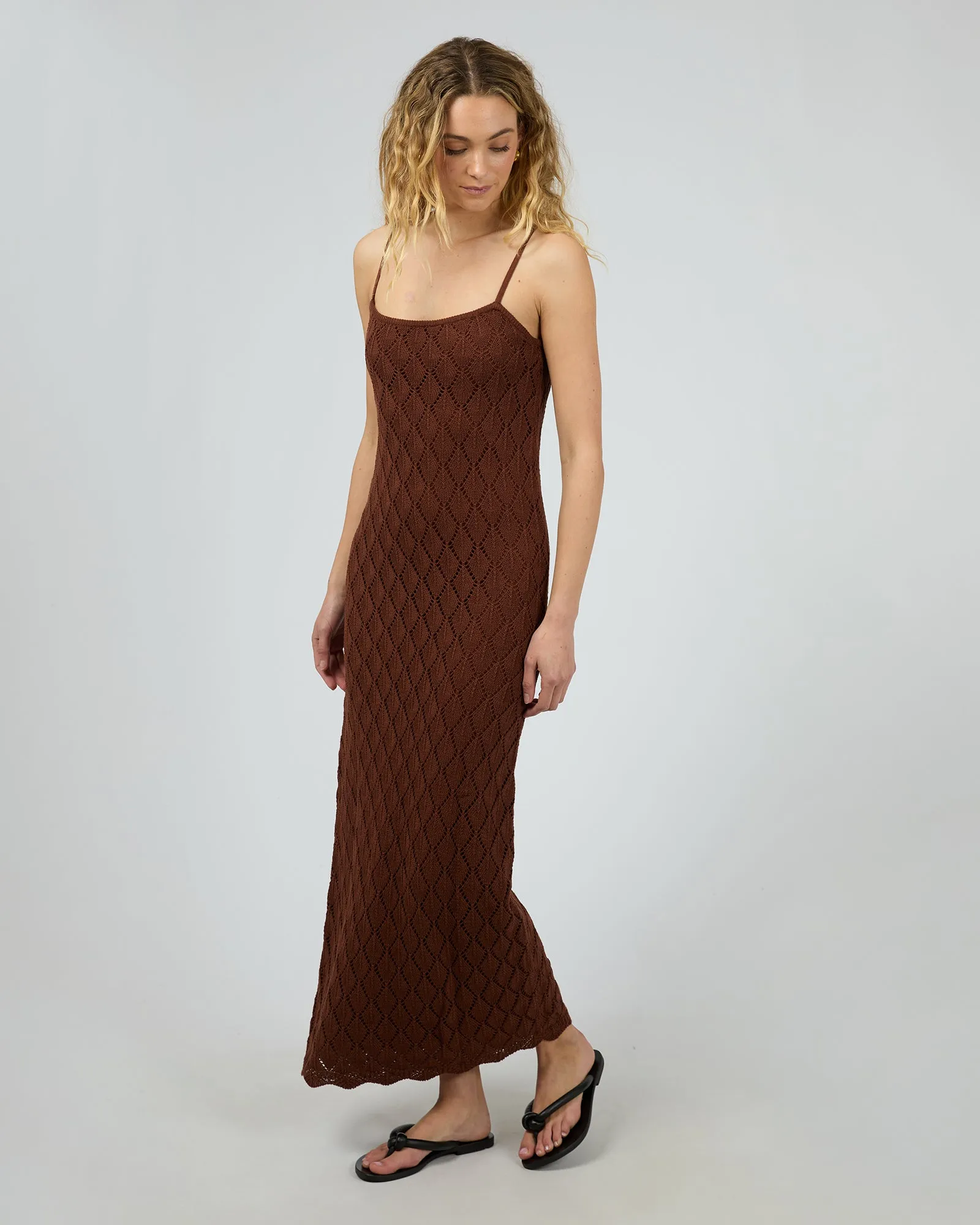 Hunter Maxi Dress Brown