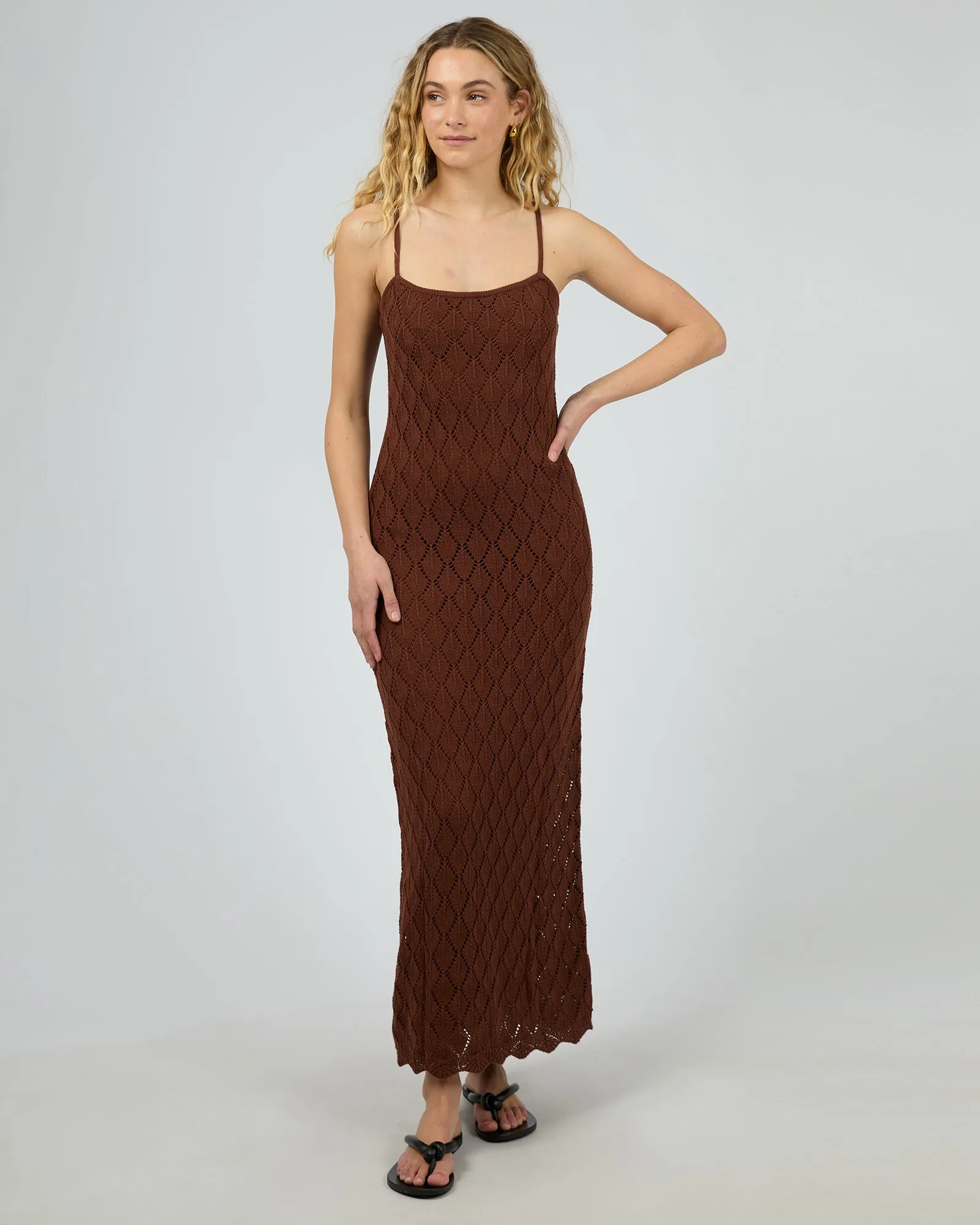 Hunter Maxi Dress Brown