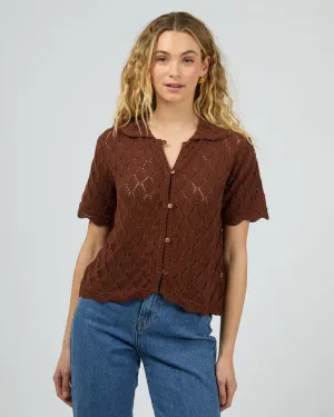 Hunter Top Brown