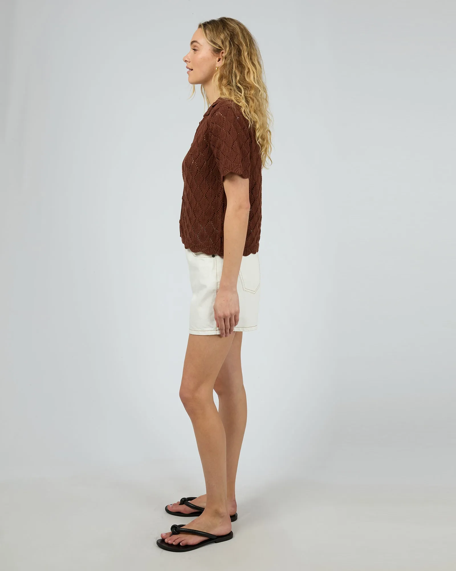 Hunter Top Brown