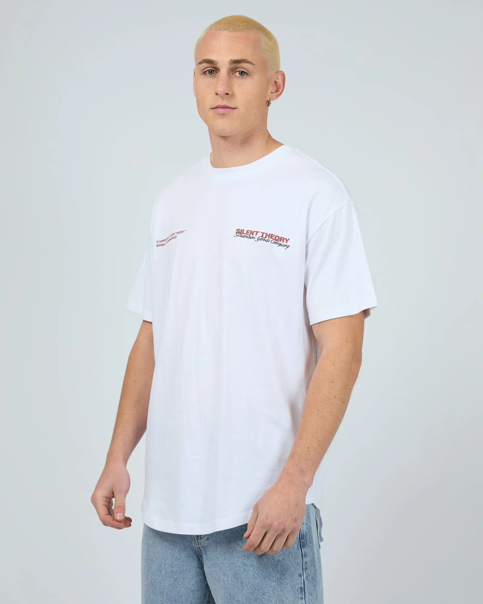 Initials Tee White