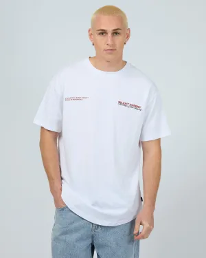 Initials Tee White