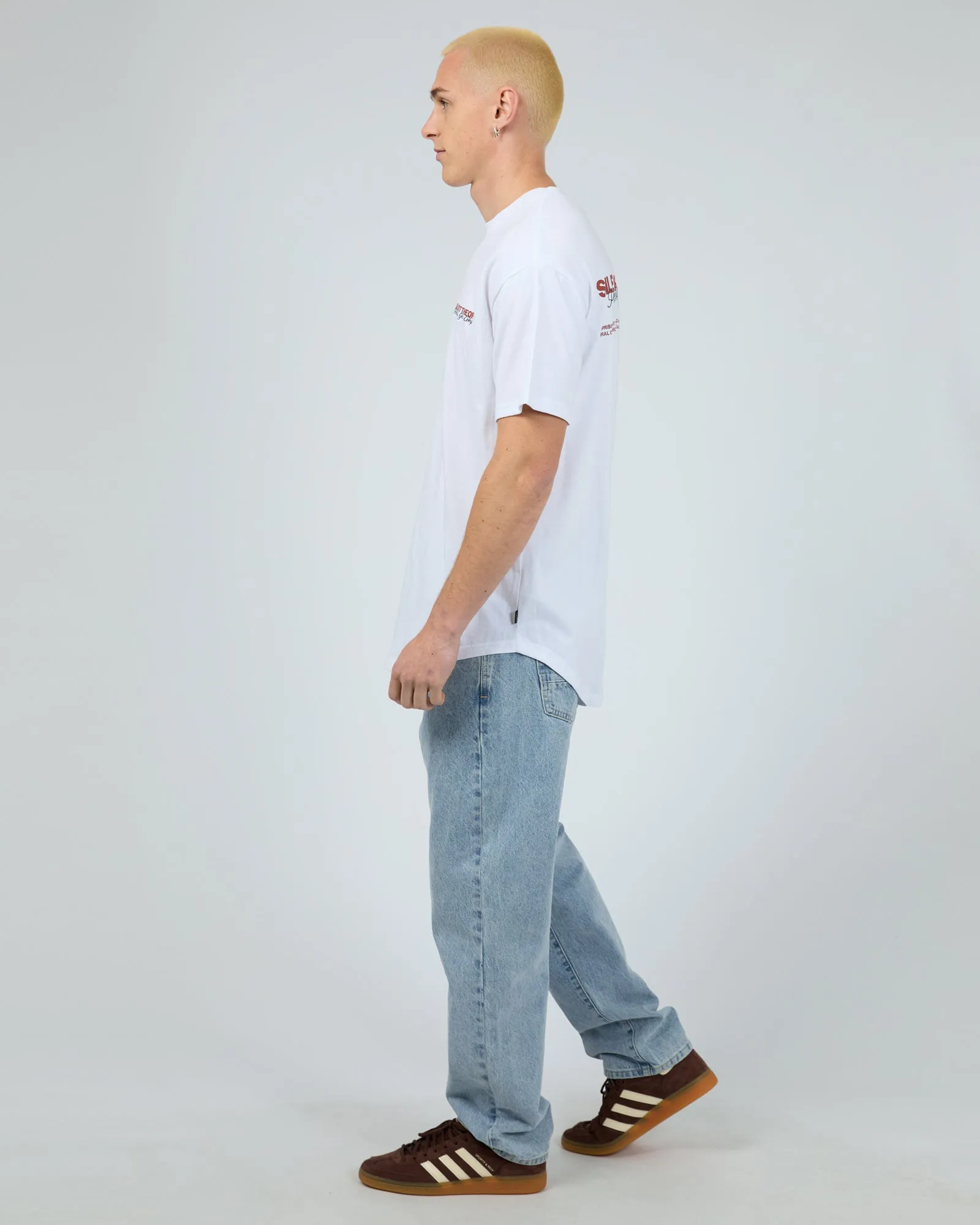 Initials Tee White