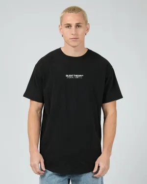 Invest Scoop Tee Washed Black