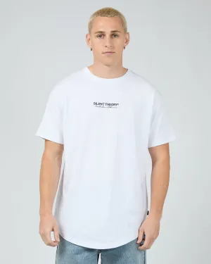 Invest Scoop Tee White