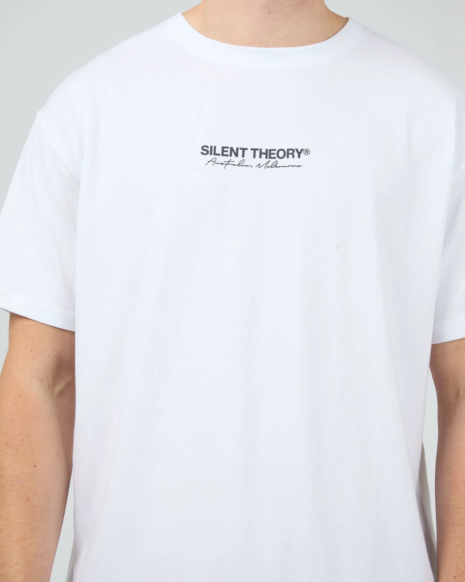 Invest Scoop Tee White