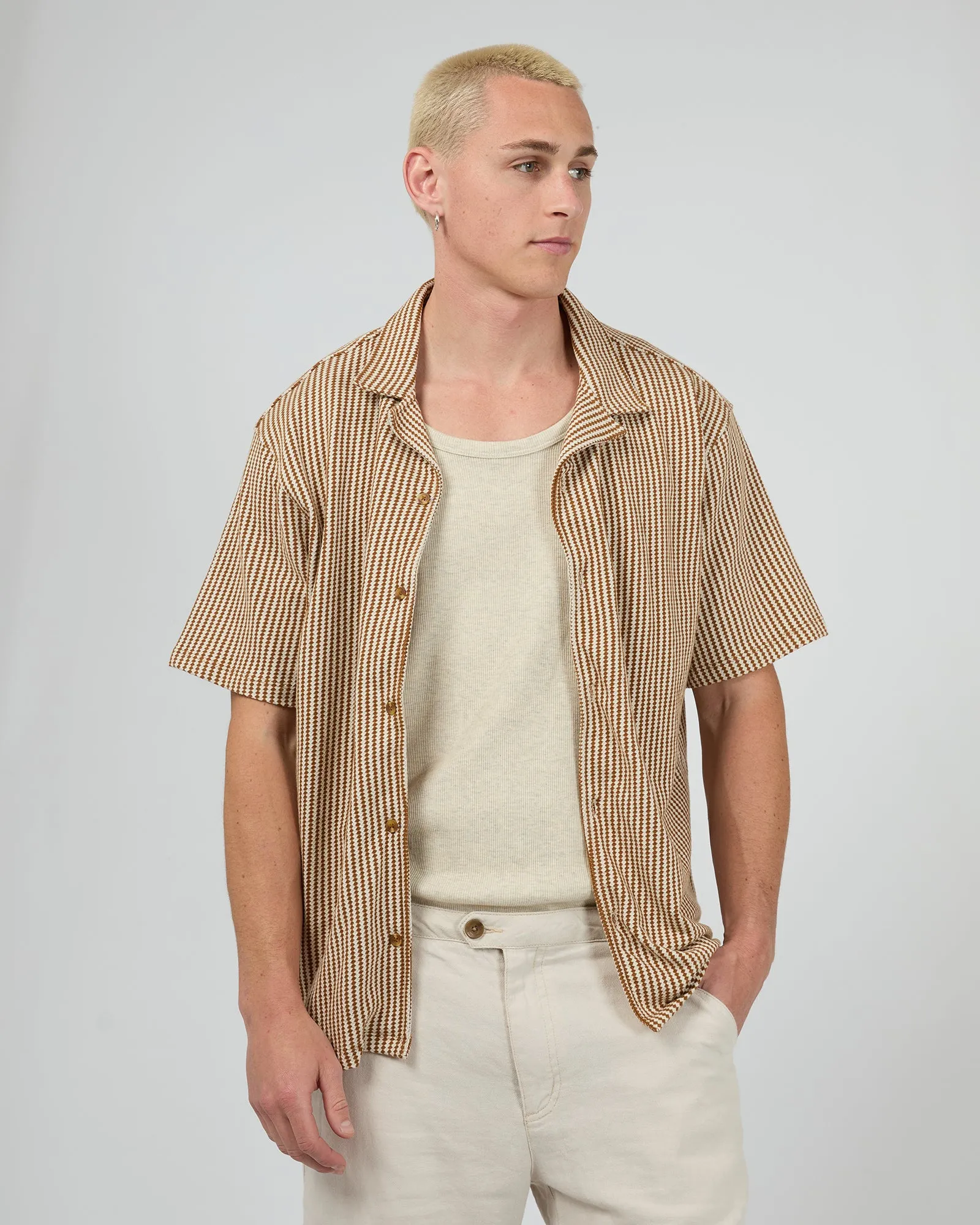 Jackson Short Sleeve Shirt Brown