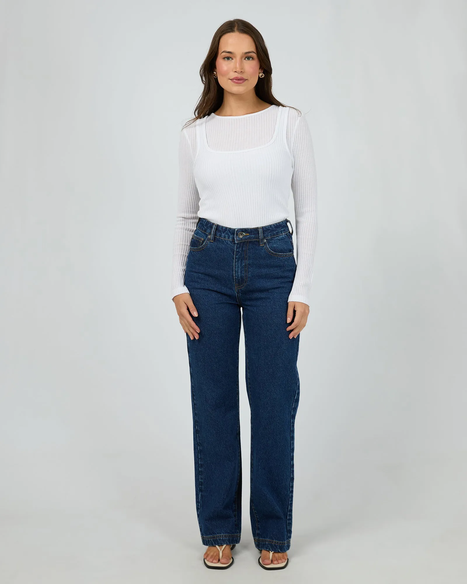 Leia Layering Long Sleeve White