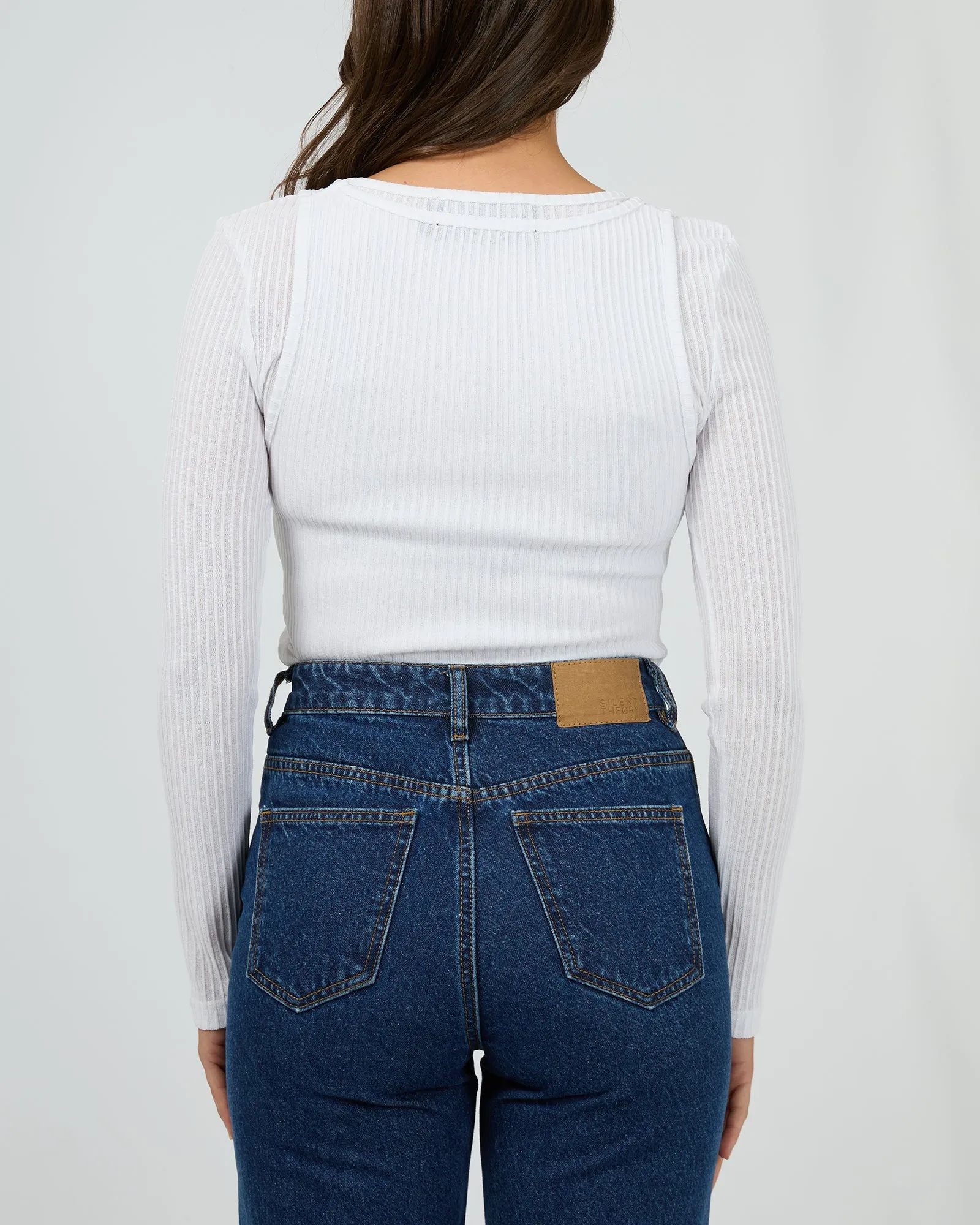 Leia Layering Long Sleeve White