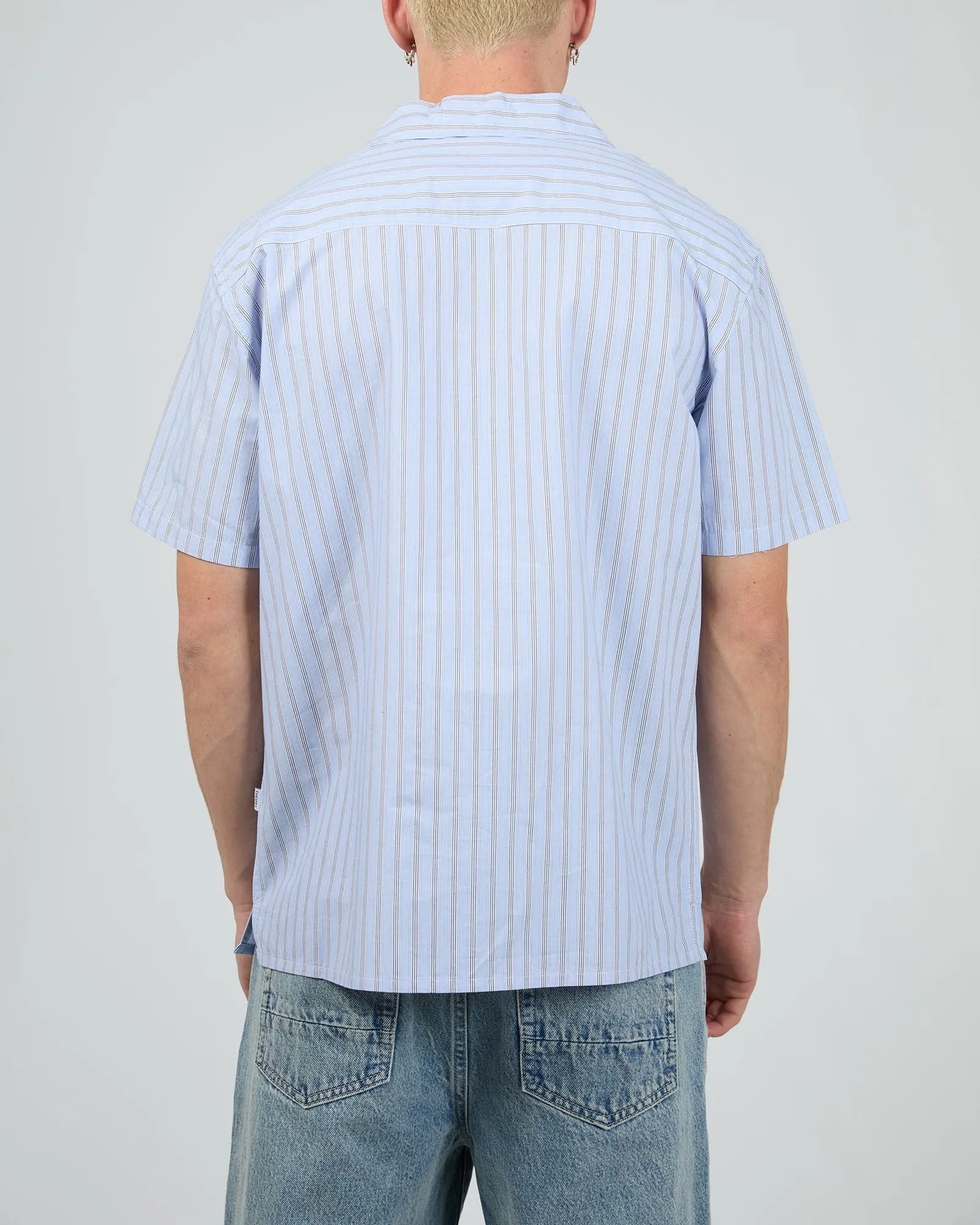 Lenny Stripe Shirt Light Blue