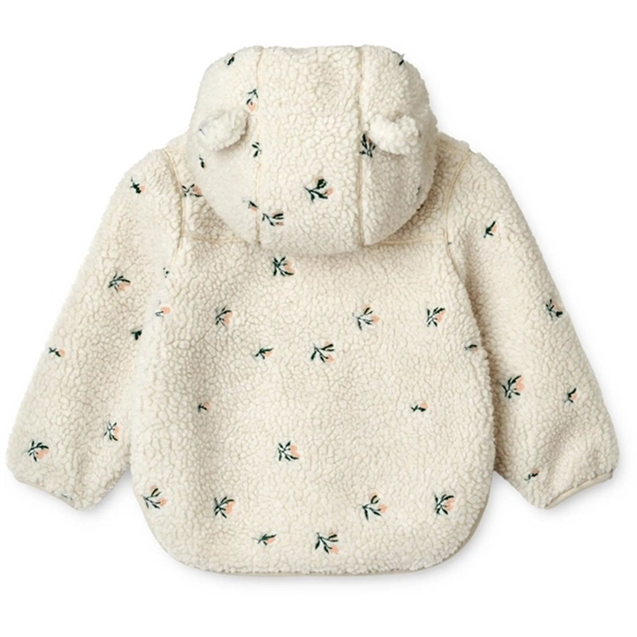 Liewood Mara Pile Jacket Peach Sandy Embroidery