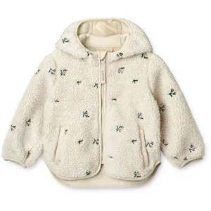 Liewood Mara Pile Jacket Peach Sandy Embroidery