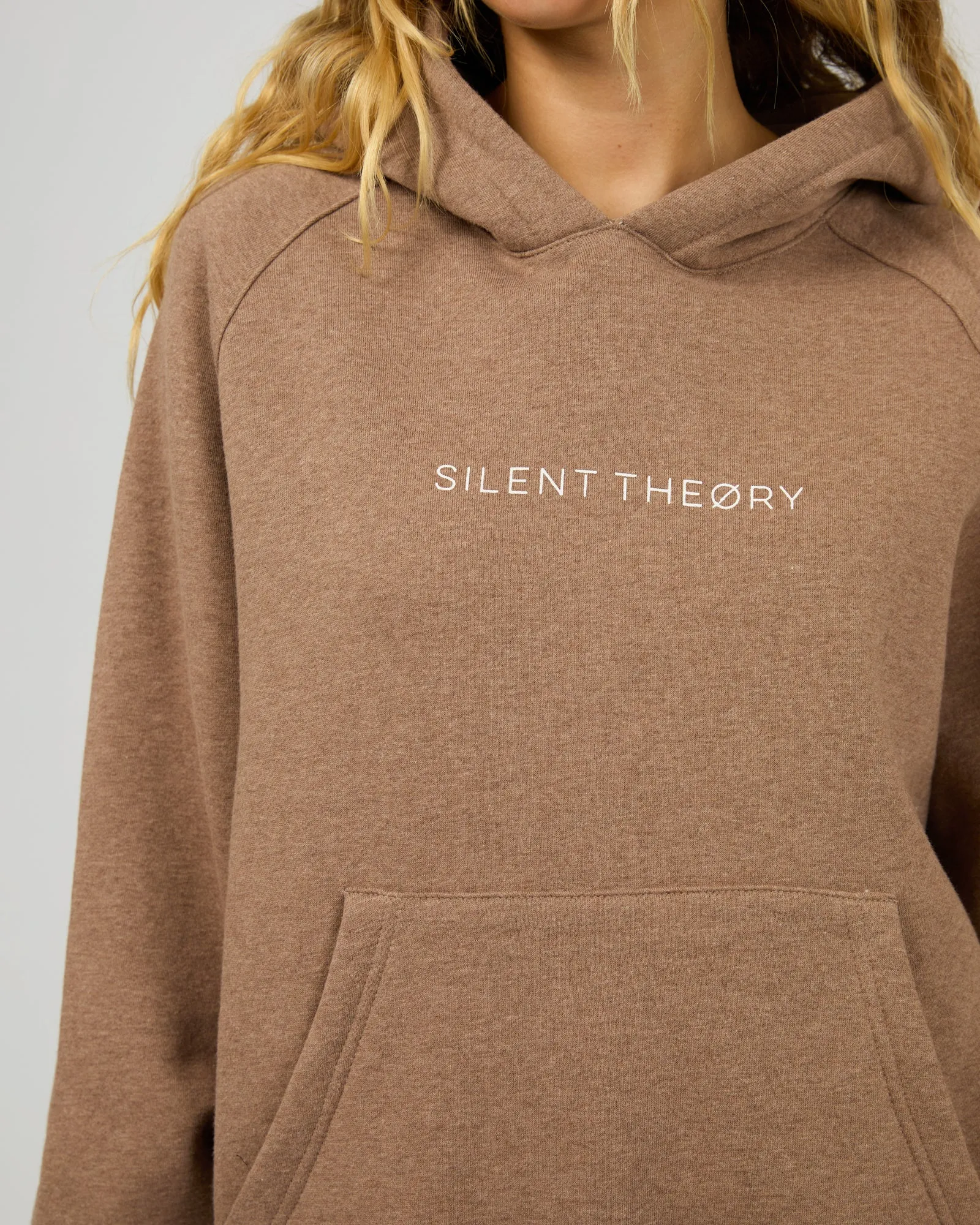 Logo Hoodie Brown Marle