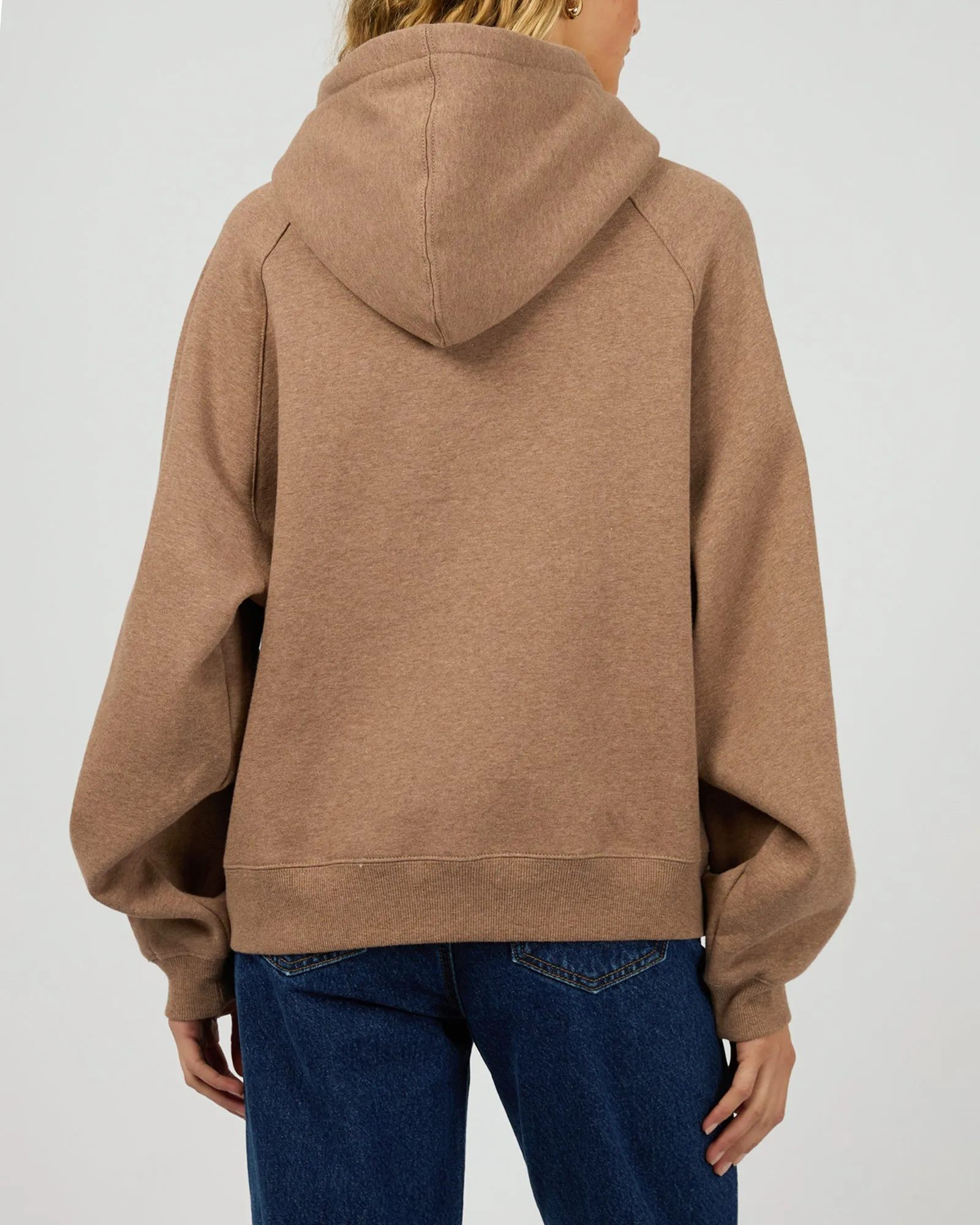 Logo Hoodie Brown Marle