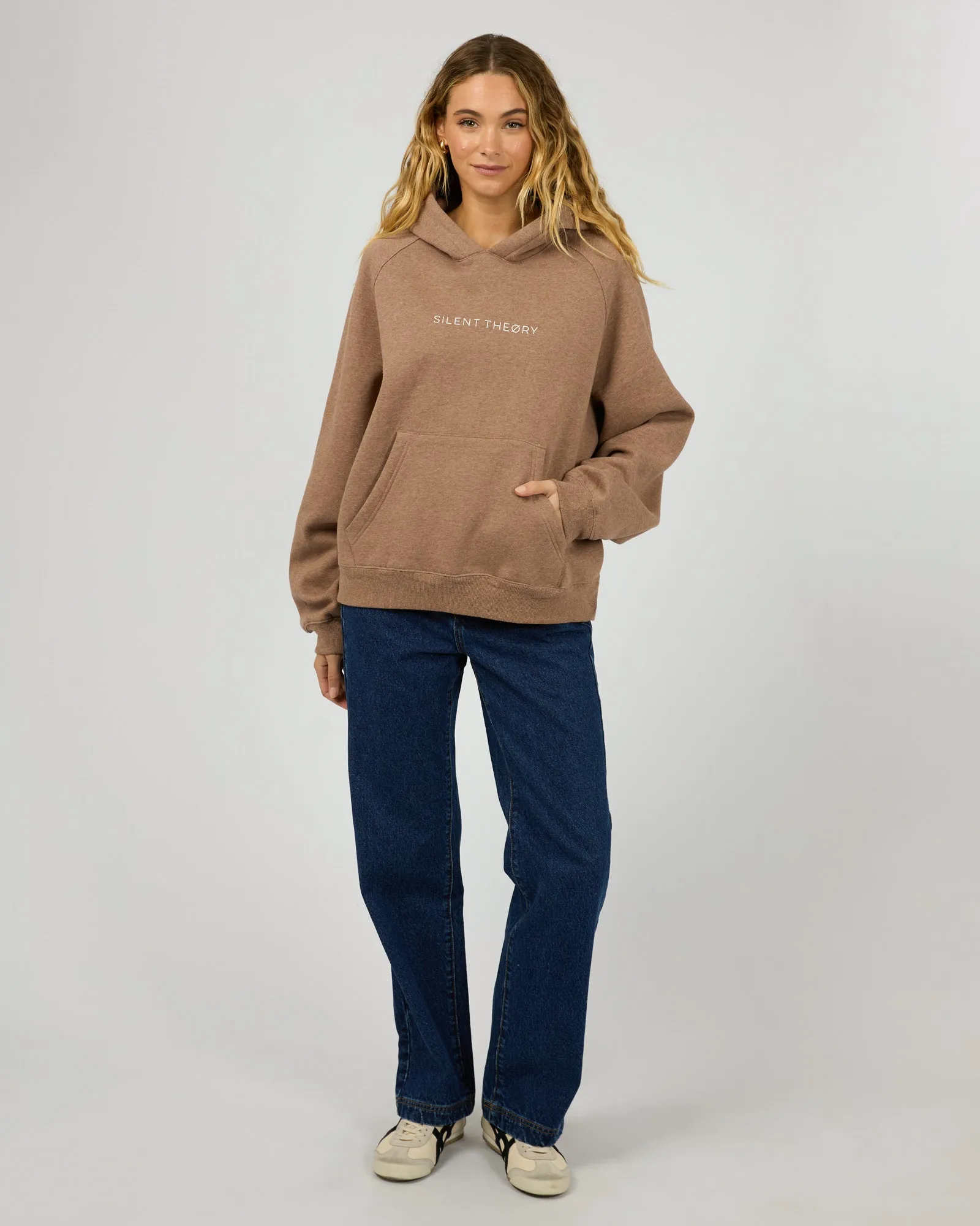 Logo Hoodie Brown Marle