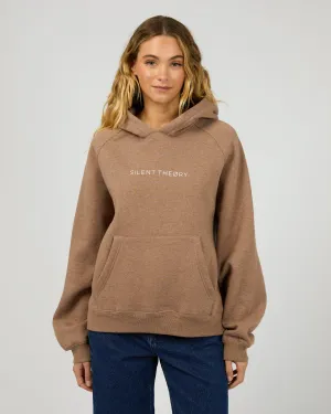 Logo Hoodie Brown Marle