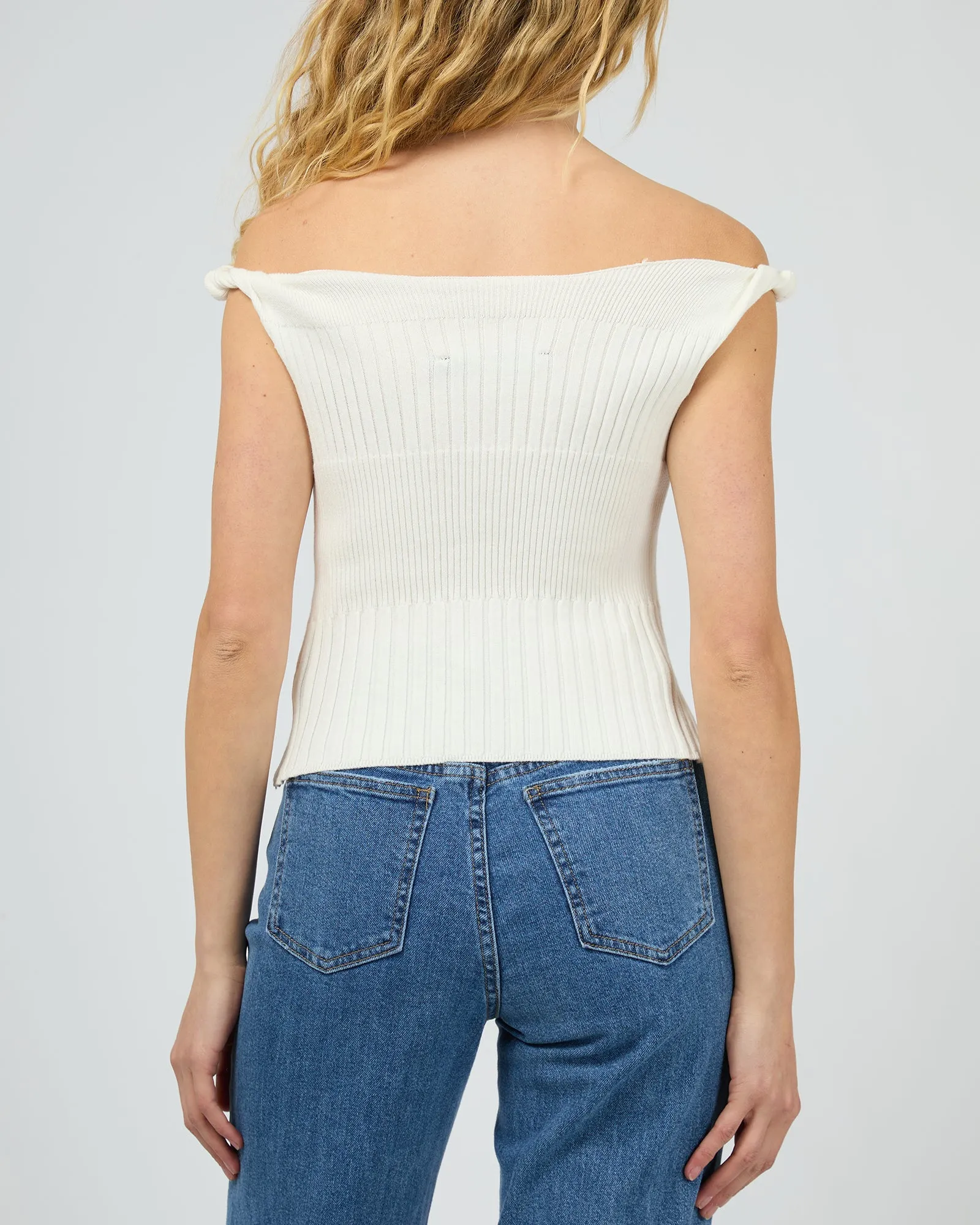 Luca Twist Top White