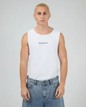 Lucas Textured Singlet White