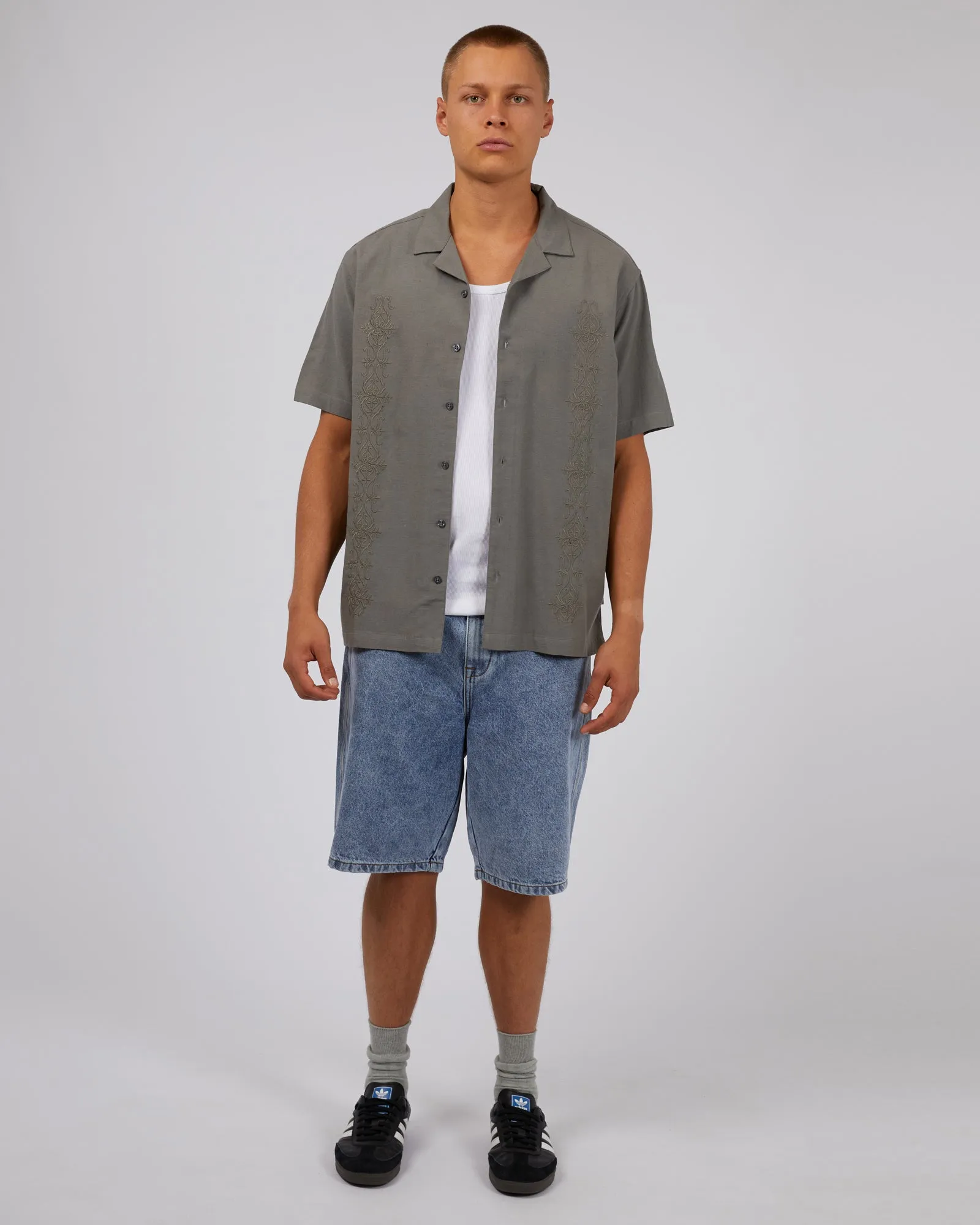 Lucca Short Sleeve Shirt Khaki