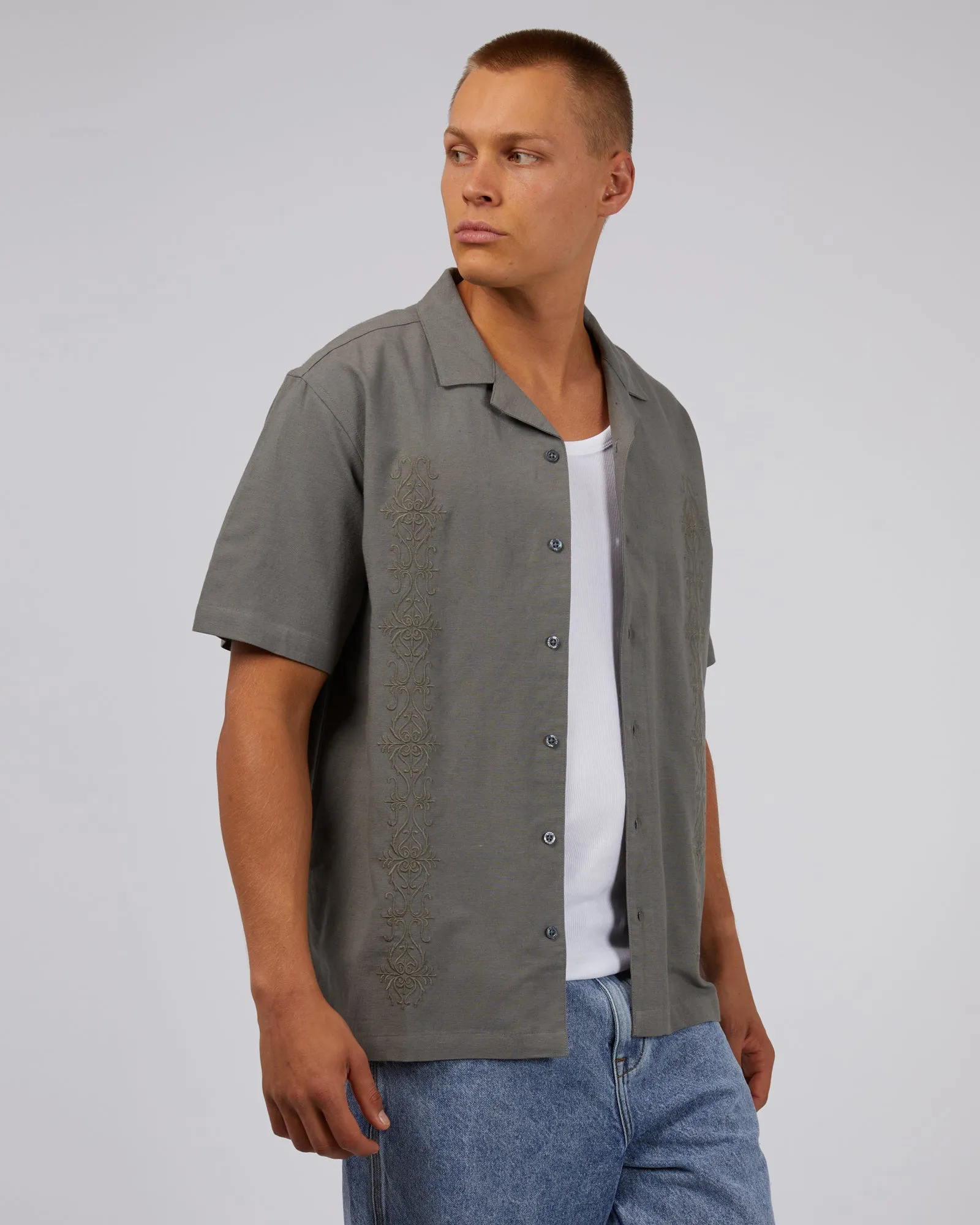 Lucca Short Sleeve Shirt Khaki