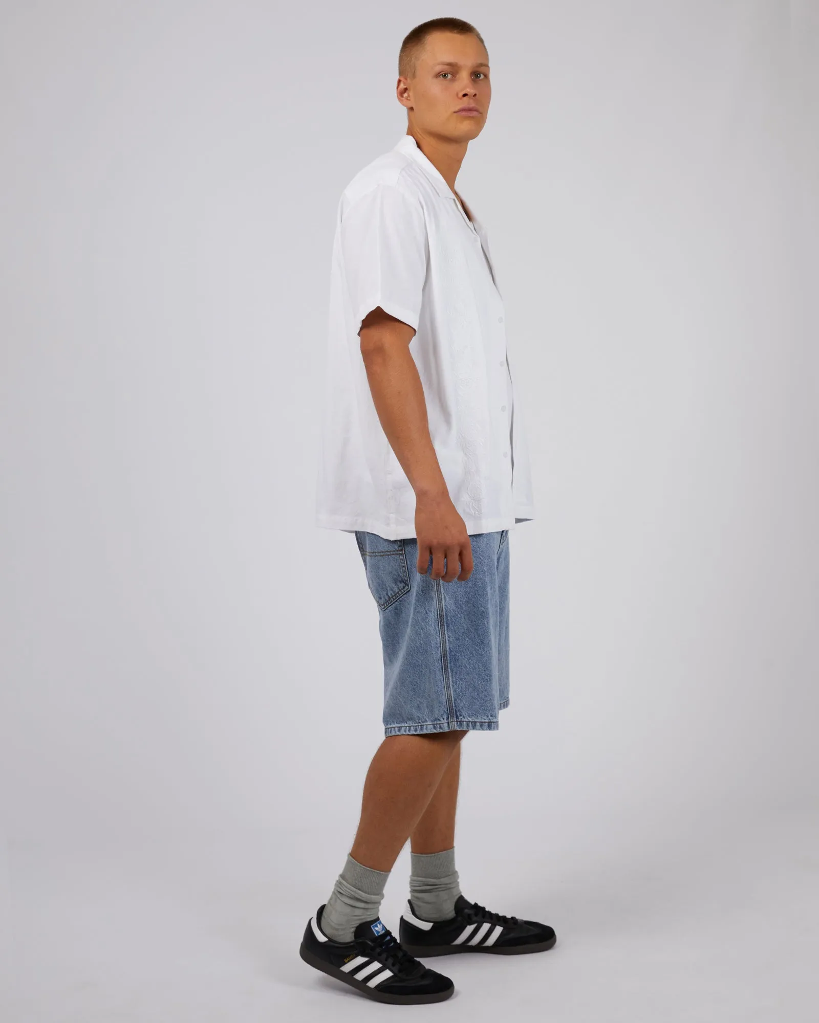 Lucca Short Sleeve Shirt White