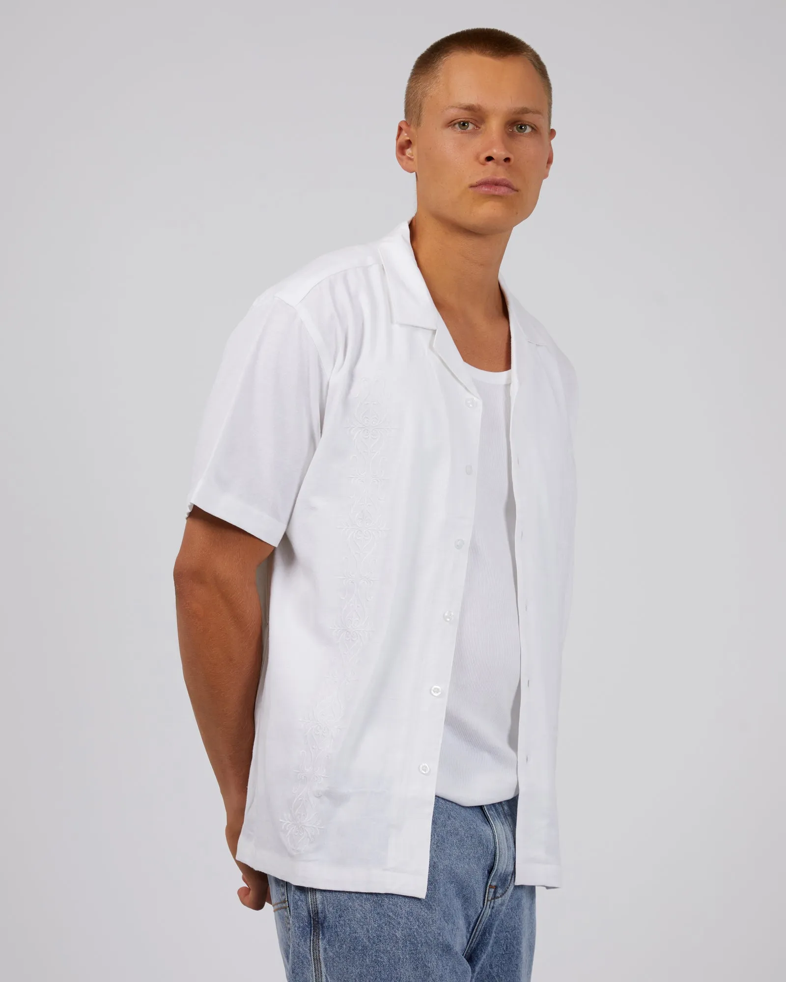 Lucca Short Sleeve Shirt White