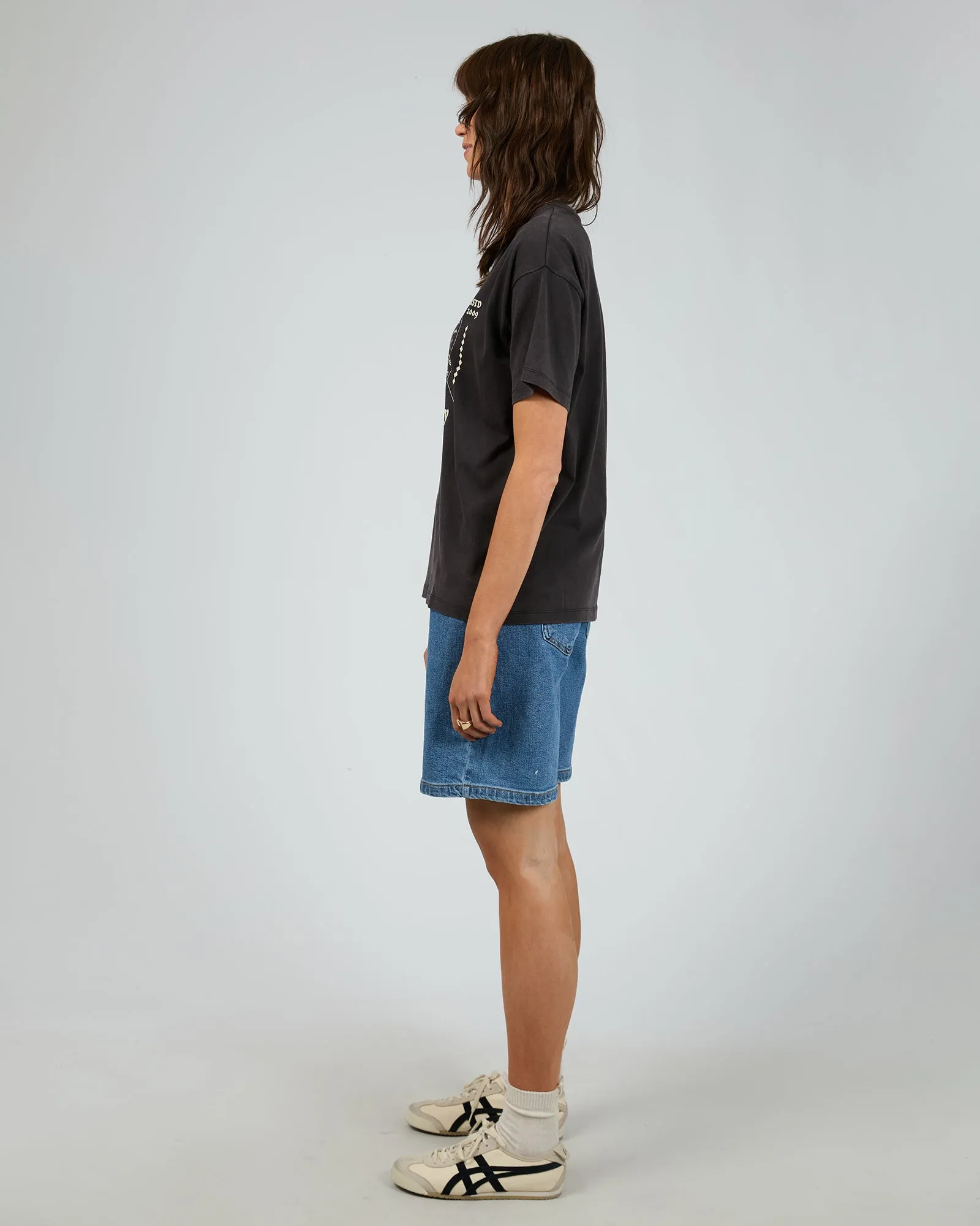 Luna Tee Washed Black