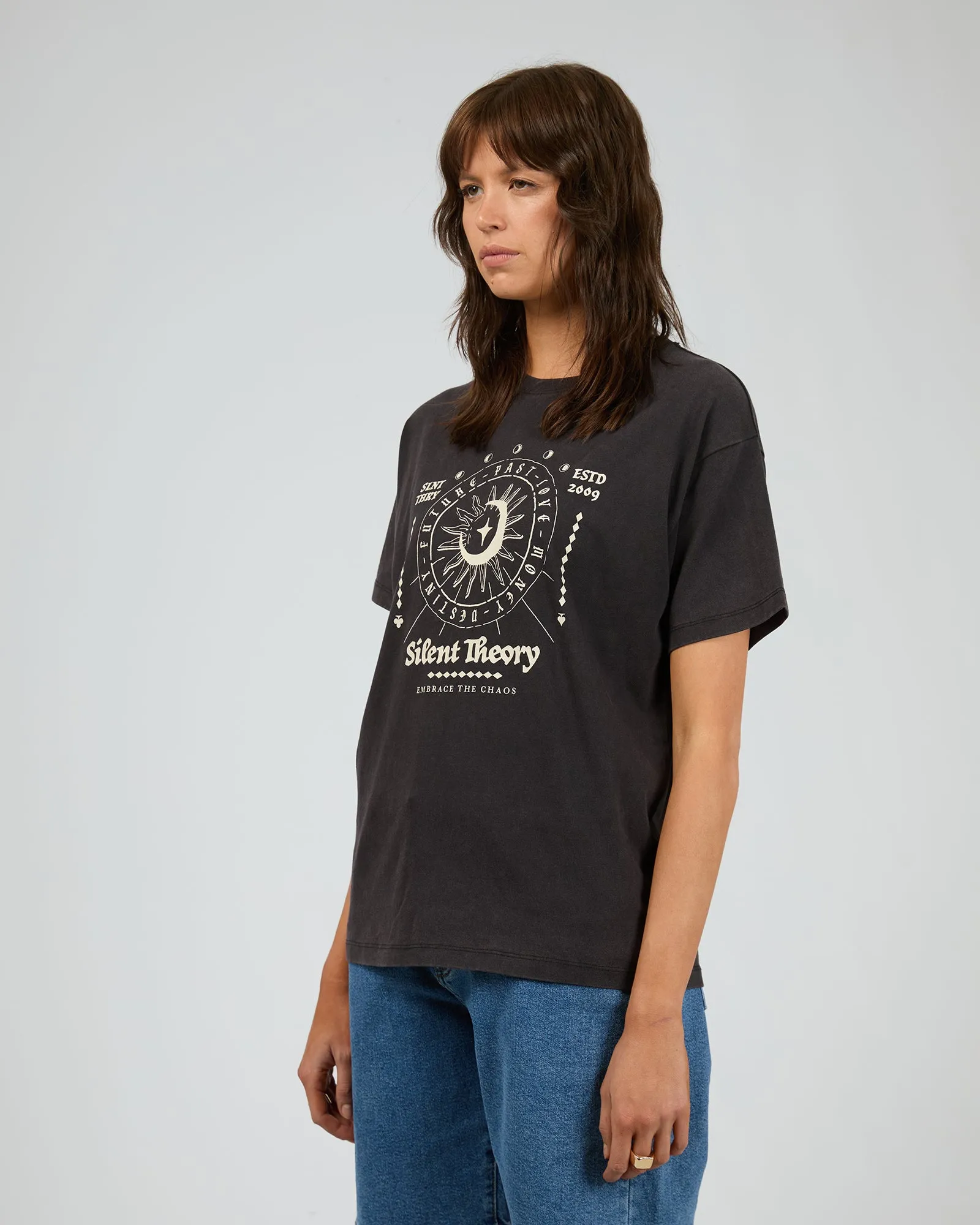 Luna Tee Washed Black