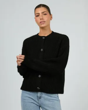Mari Knit Cardigan Black
