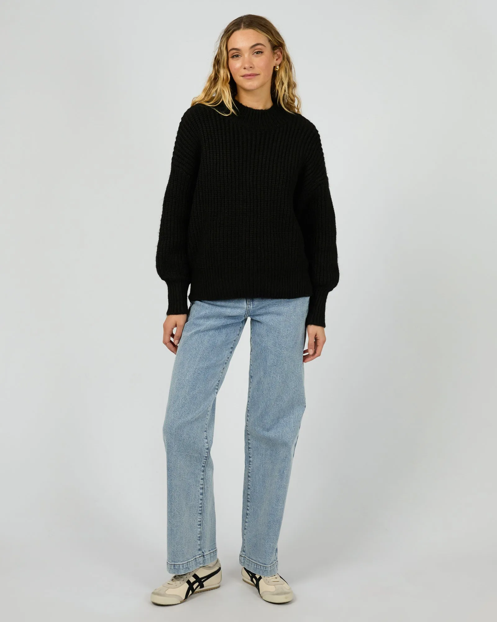 Mari Knit Jumper Black